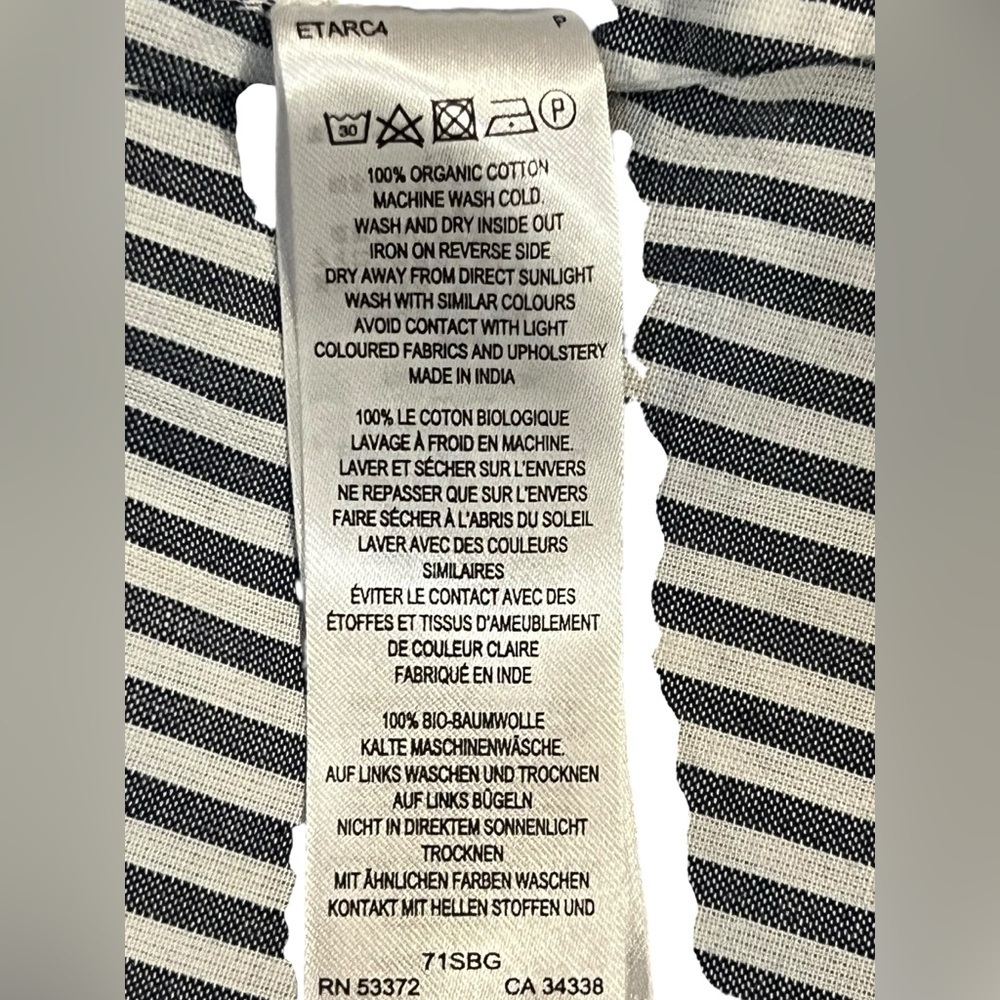 French Connection Black and White Striped Dress - Picture 11 of 11